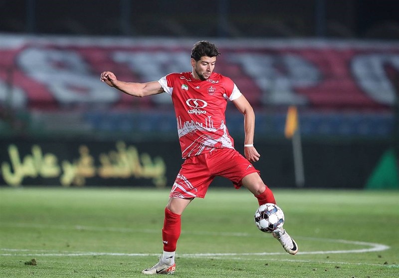 عکس از سعید مهری هافبک پرسپولیس