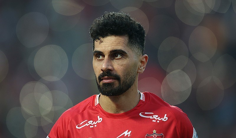عکس از امید عالیشاه وینگر پرسپولیس