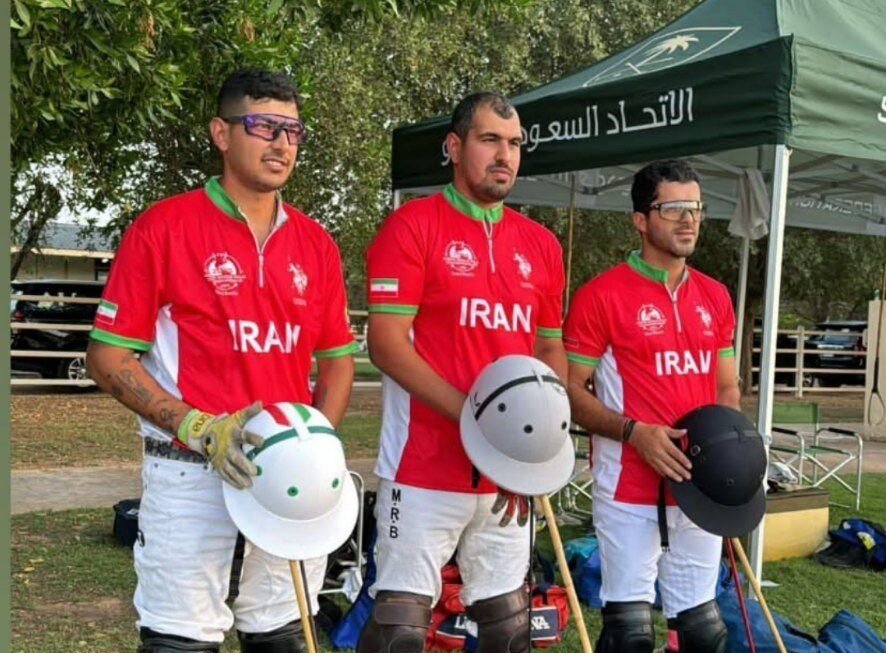 عکس از تیم ملی چوگان در مقدماتی جام جهانی