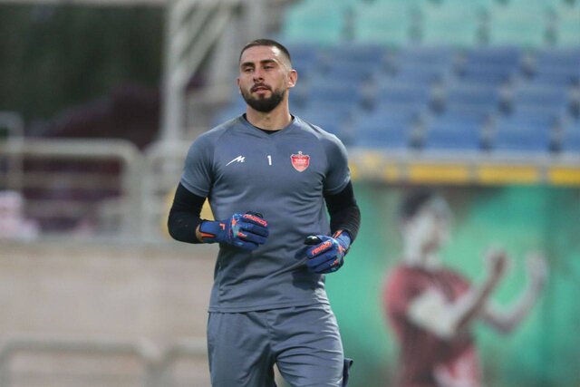 عکس از آلکسی گندوز دروازهبان پرسپولیس
