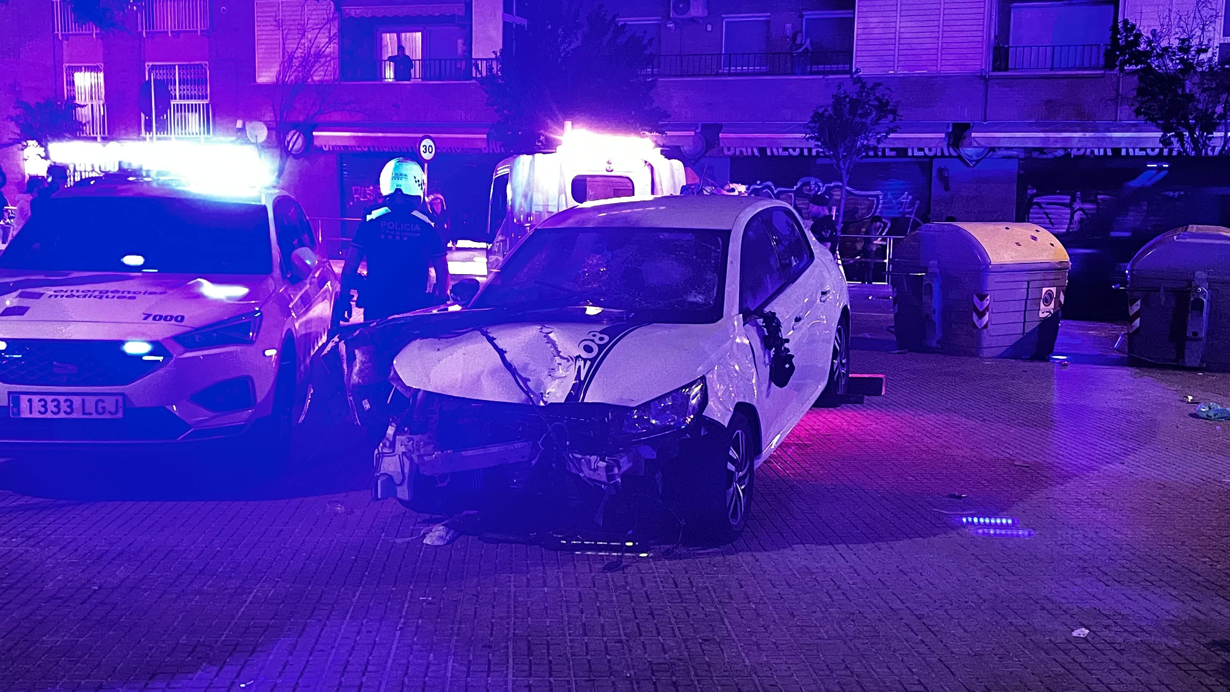 تصادف وحشتناک یک زن با هواداران بازی بارسلونا و اسپانیول