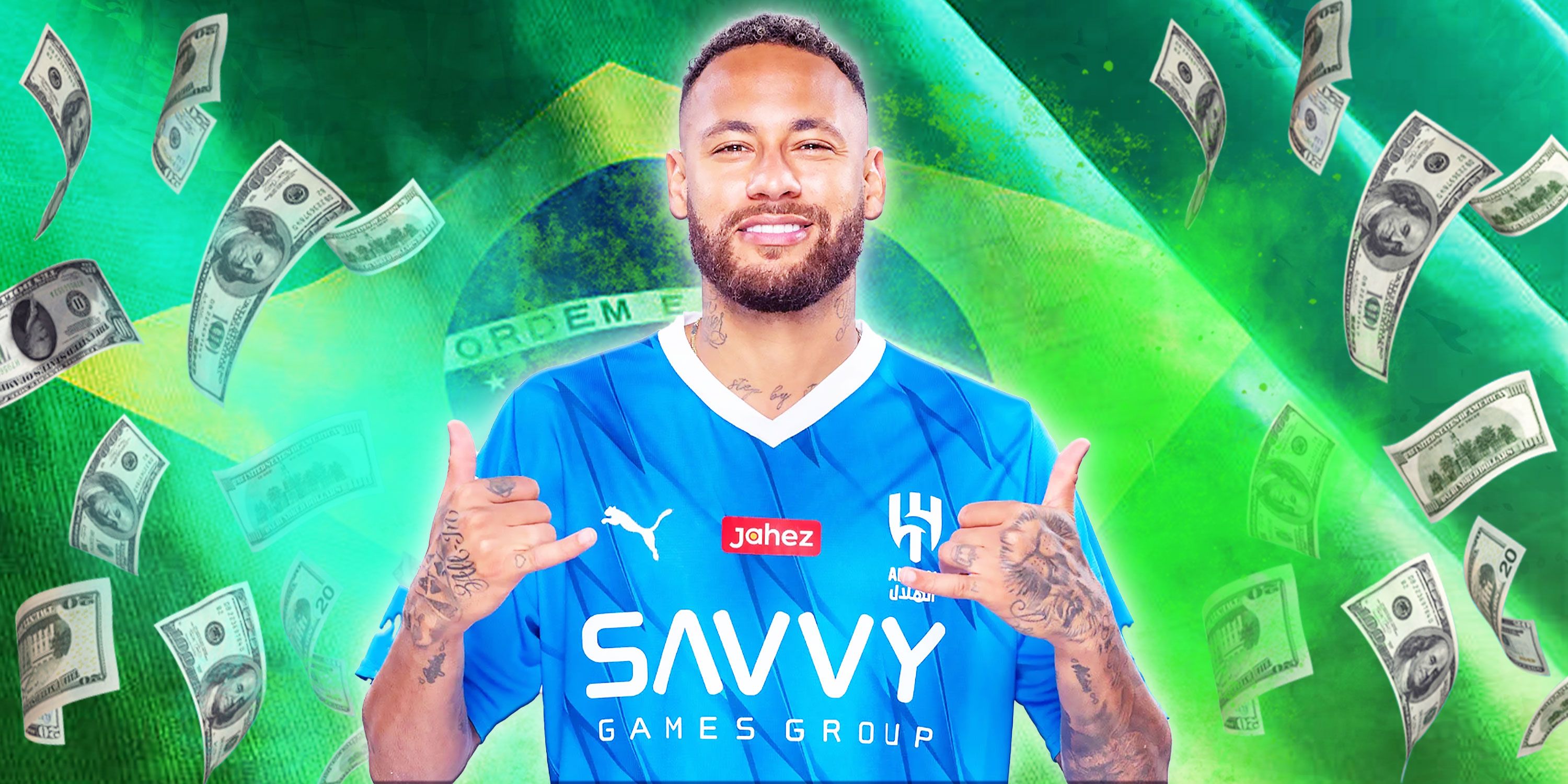 نیمار جونیور با پیراهن الهلال