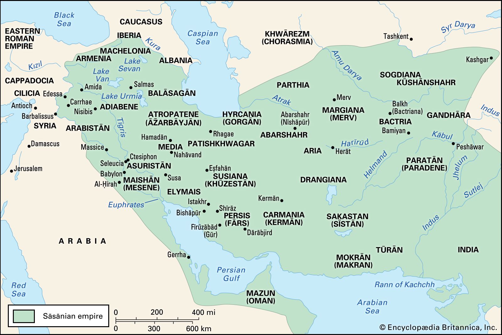 قلمرو ساسانیان