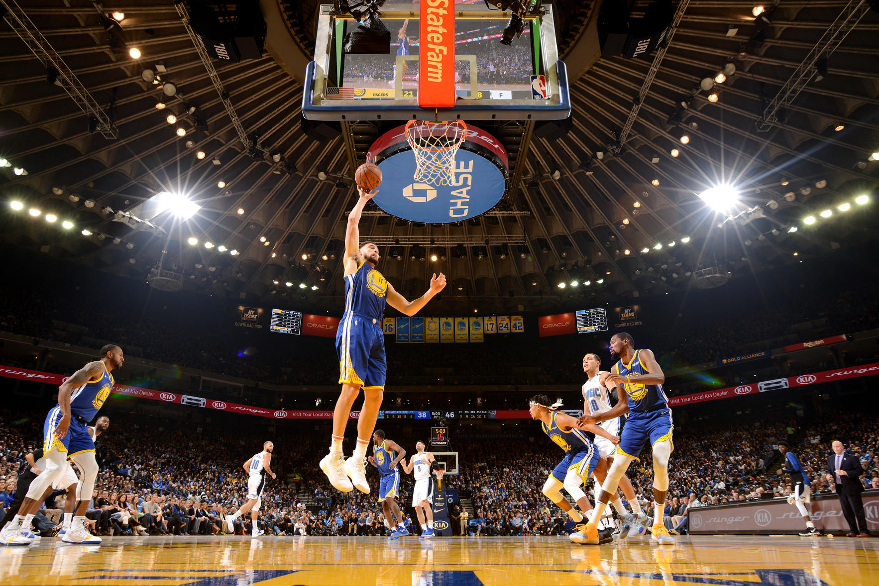 گلدن استیت وریرز - اورلاندو مجیک - oracle arena - بسکتبال nba