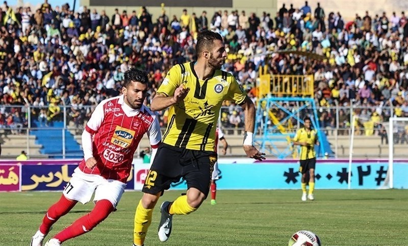 مدافع پارس جنوبی - پارس جنوبی - پرسپولیس - هافبک پرسپولیس