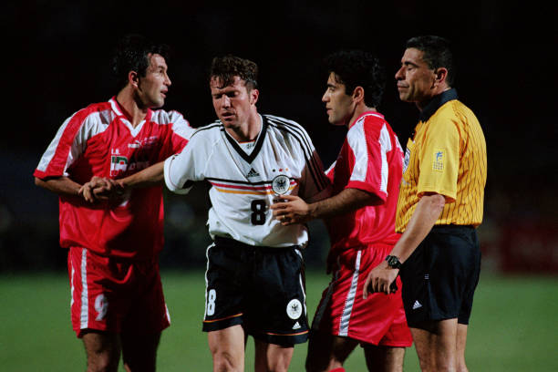 تیم ملی ایران - تیم ملی آلمان - ایران - آلمان - Hamid Estili - Mehdi Mahdavikia - Lothar Matthäus