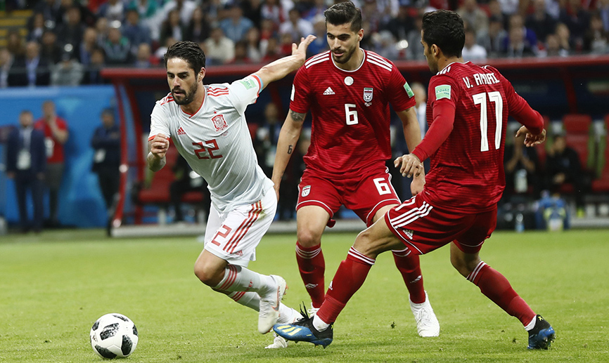 تیم ملی ایران - تیم ملی اسپانیا - جام جهانی روسیه