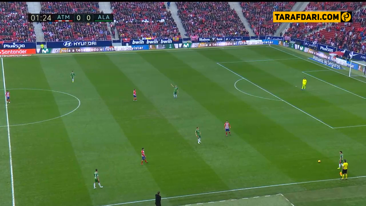 خلاصه بازی اتلتیکو مادرید 3-0 آلاوز (لالیگا 2018/19)
