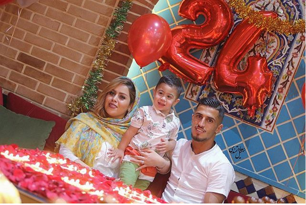 مهاجم پرسپولیس تهران - لیگ برتر - فوتبال ایران