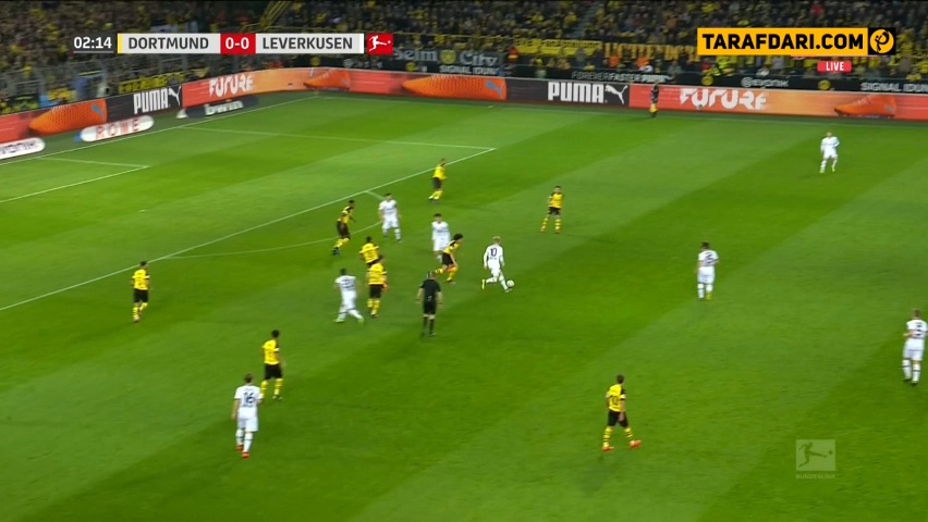 دورتموند-بایرلورکوزن-بوندس لیگا-سیگنال ایدونا پارک-Dortmund-Bayer Leverkusen-Bundesliga