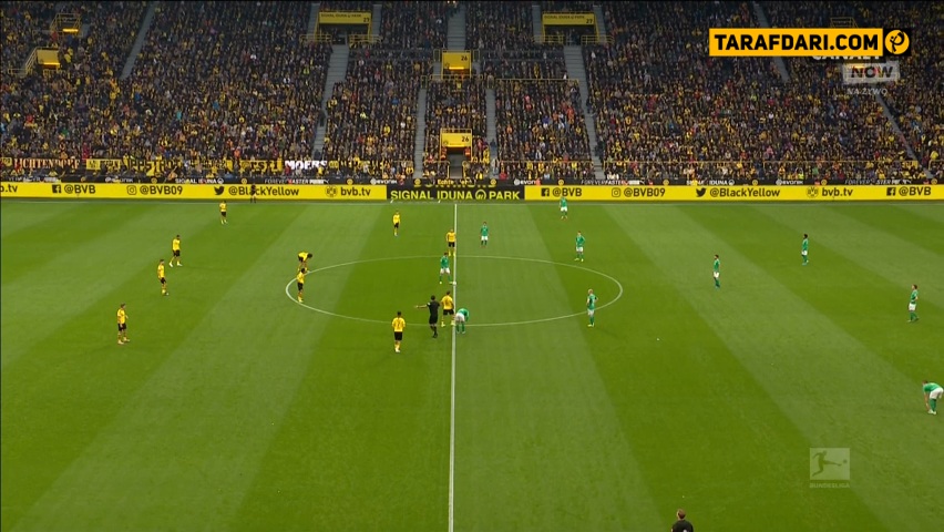 دورتموند-وردربرمن-بوندس لیگا-آلمان-ورزشگاه سیگنال ایدونا پارک-dortmund-bremen-bundesliga