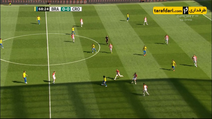 گل زیبای نیمار به کرواسی (برزیل 1-0 کرواسی)