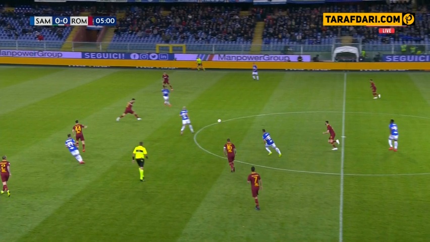 سمپدوریا-آاس رم-سری آ-sampdoria-roma-serie a