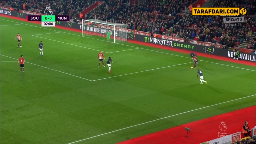ساوتهمپتون-منچستریونایتد-لیگ برتر انگلیس-Manchester United-Southampton-EPL