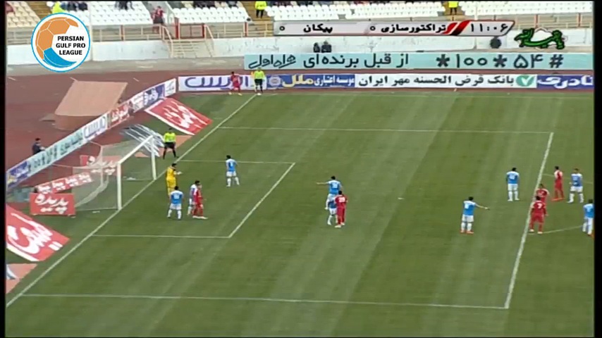 خلاصه بازی تراکتورسازی 0-1 پیکان (لیگ برتر ایران - 1397/98)