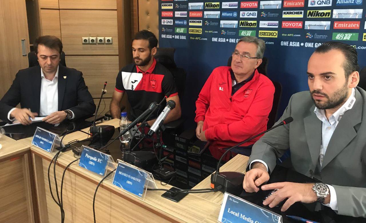 سرمربی پرسپولیس-کنفرانس خبری سرمربی پرسپولیس-کنفرانس خبری لیگ قهرمانان آسیا
