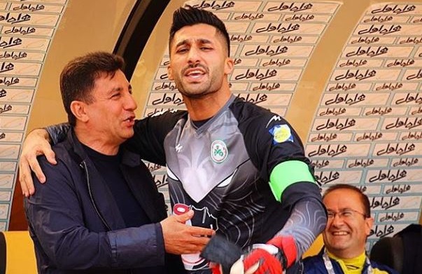 گلر ذوب آهن-سرمربی سپاهان-لیگ برتر