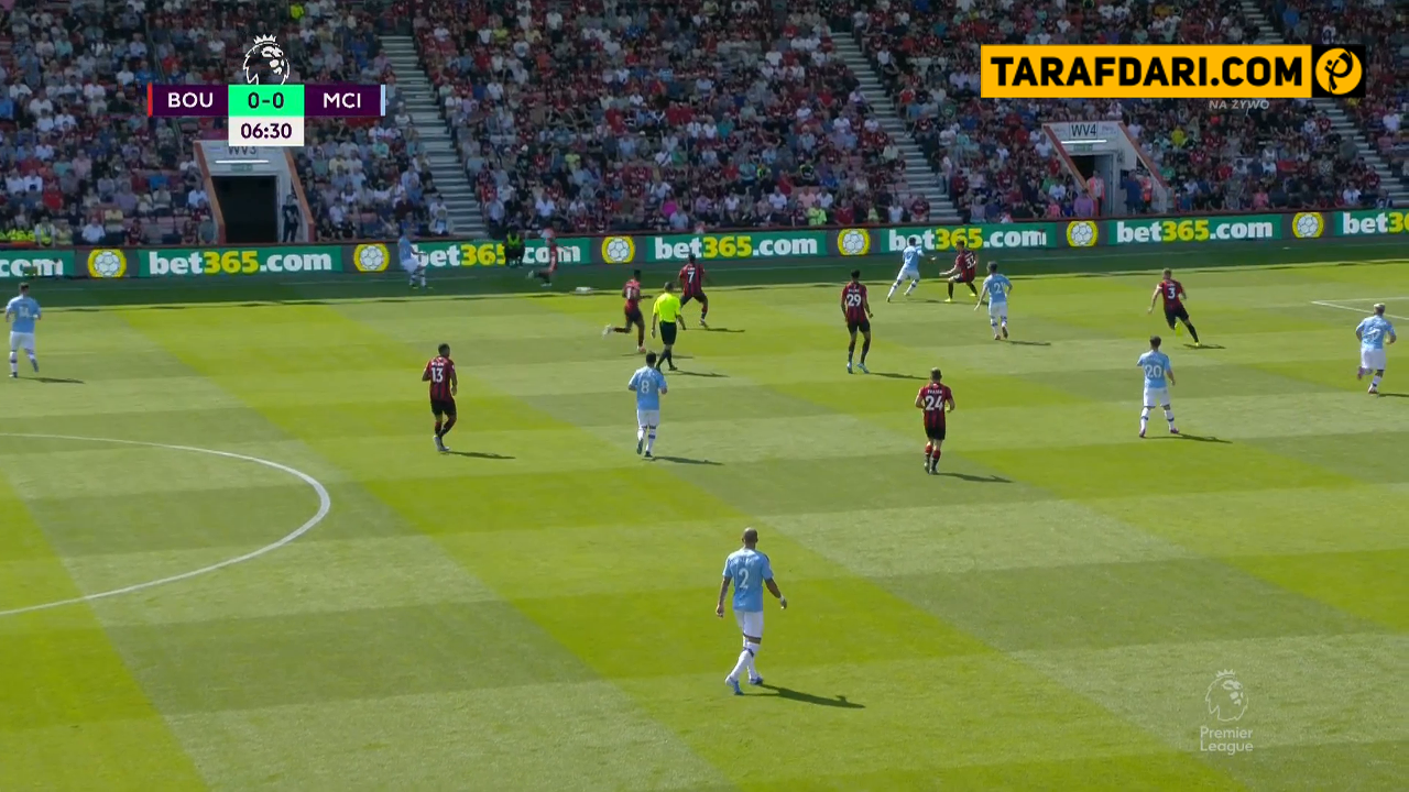 لیگ برتر-انگلیس-منچسترسیتی-بورنموث-manchester city-bournemouth