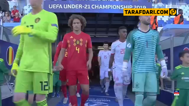 یورو زیر 21 سال-اسپانیا-بلژیک-spain-belgium