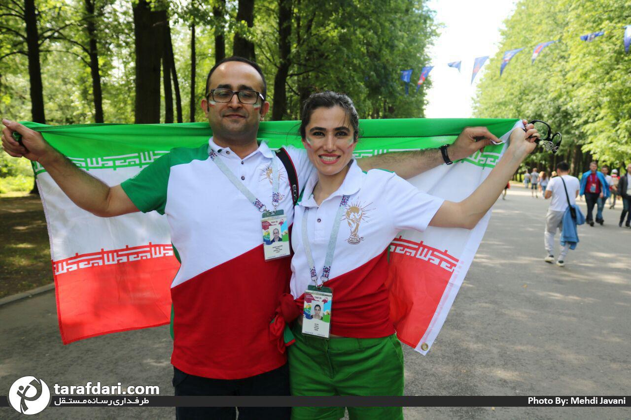 تصاویر ارسالی مهدی جوانی از روسیه؛ حال و هوای هواداران ایران در آستانه دیدار مقابل مراکش