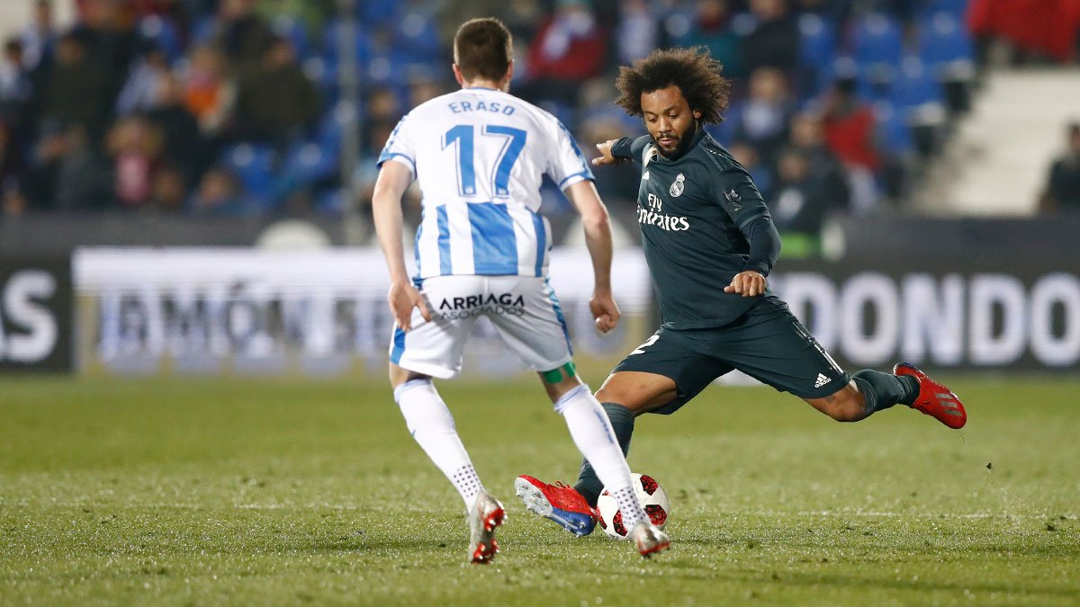 جام-حذفی-اسپانیا-مارسلو-رئال-مادرید-لگانس-real madrid
