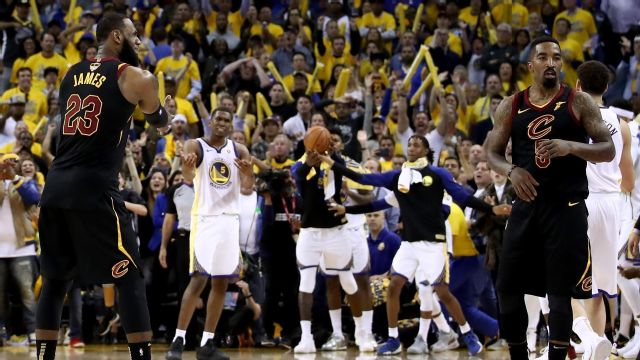 فینال NBA-پلی آف-استفن کری-تایرن لو-استیو کر-کوین دورانت-دریماند گرین-کلی تامپسون-کوین لاو-گلدن استیت وریرز-کلیولند کاوالیرز