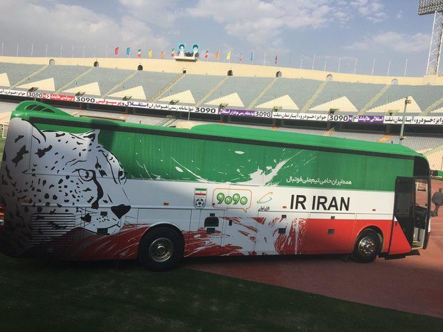 ایران-اتوبوس تیم ملی فوتبال