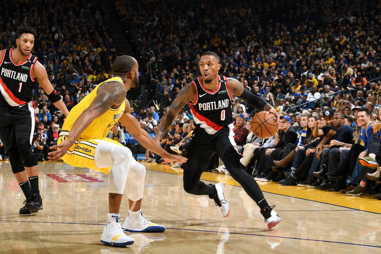 بسکتبال nba - پورتلند بلیزرز - گلدن استیت وریرز