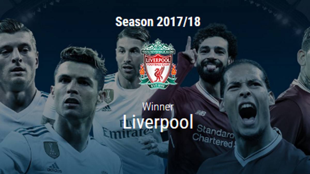 گاف عجیب سایت رسمی یوفا؛ لیورپول قهرمان فصل 2017/18 لیگ قهرمانان اروپا! (عکس)