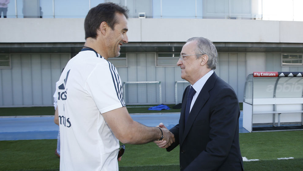رئيس-سرمربی-اسپانیا-رئال مادرید-perez-lopetegui