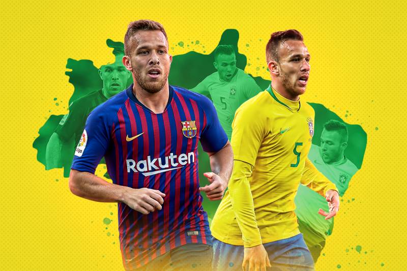 barcelona-brasil-هافبک-برزیل-بارسلونا