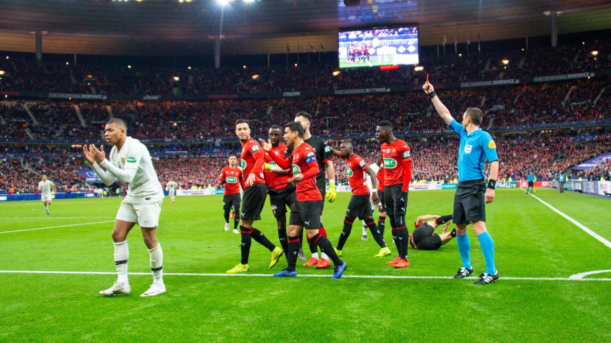 PSG-پاری سن ژرمن-مهاجم-فرانسه-فینال-جام حذفی-اخراج