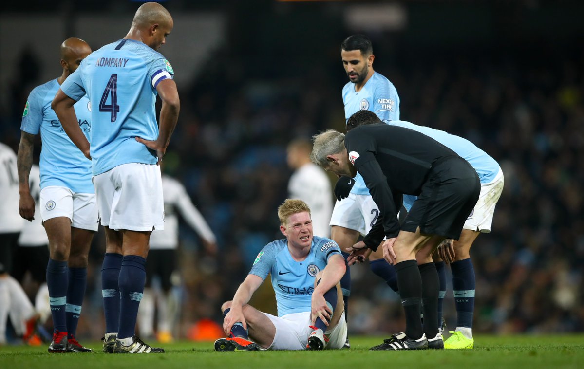 manchester city-منچسترسیتی-هافبک-بلژیک-لیگ کاپ-مصدومیت