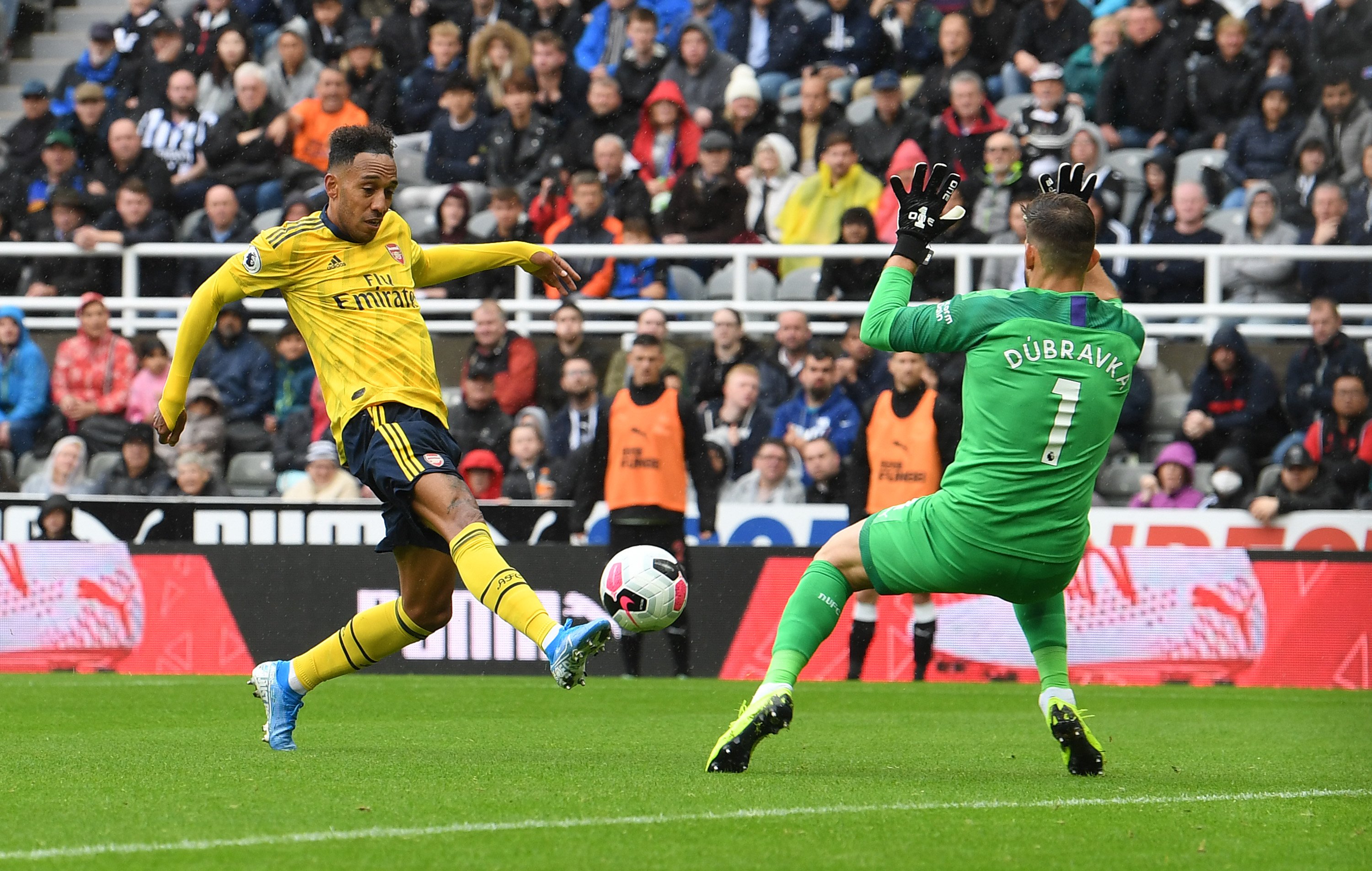 arsenal-آرسنال-مهاجم-گابن-لیگ برتر-انگلیس-نیوکاسل