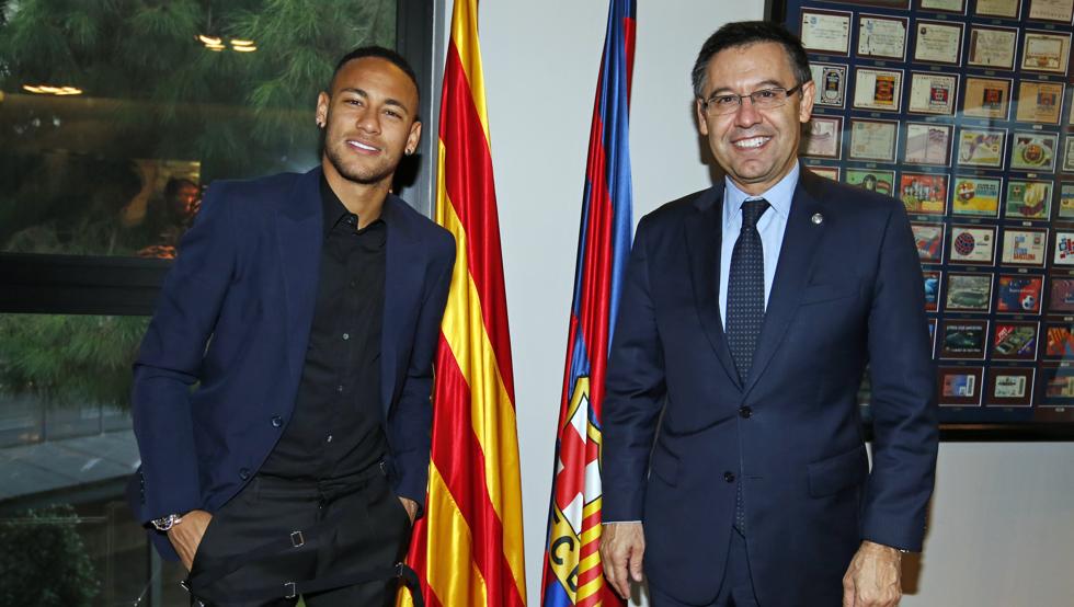 barcelona-بارسلونا-رئيس-اسپانیا-مهاجم-برزیل