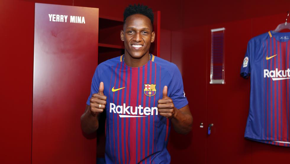 مدافع کلمبیایی بارسلونا - بارسلونا - لالیگا - Yerry Mina