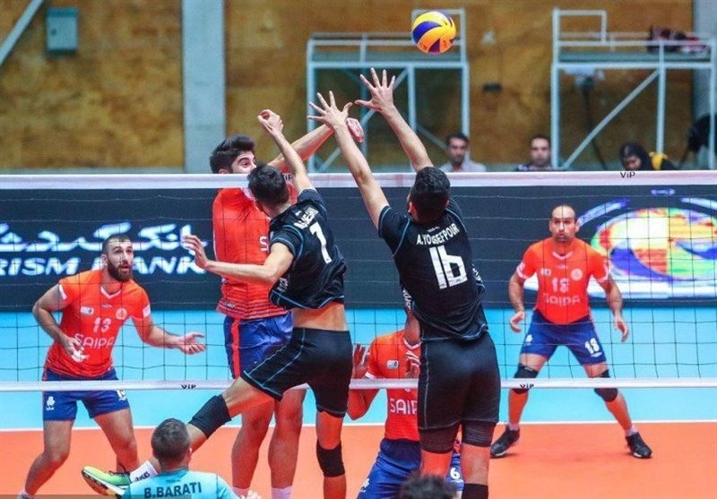 یک چهارم نهایی لیگ برتر والیبال؛ پیکان 2-3 سایپا؛ جذاب و دیدنی با طعم خودزنی!