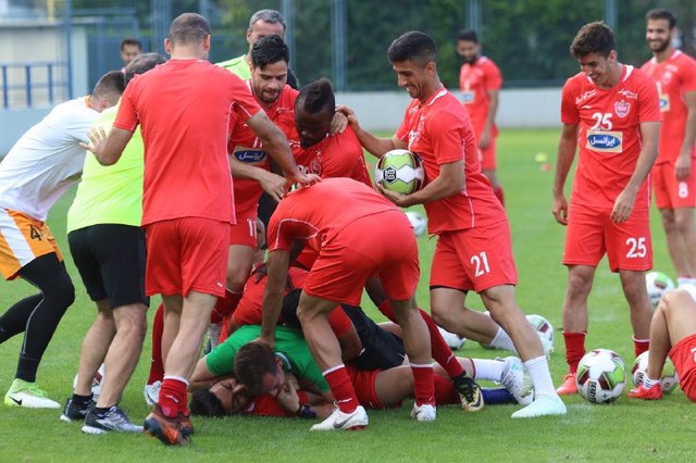 تمرینات پرسپولیس-لیگ برتر-فدراسیون فوتبال