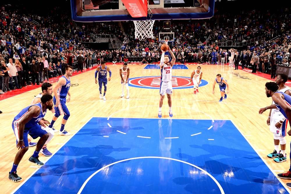 بلیک گریفین-دیترویت پیستونز-فیلادلفیا سونی سیکسرز-nba