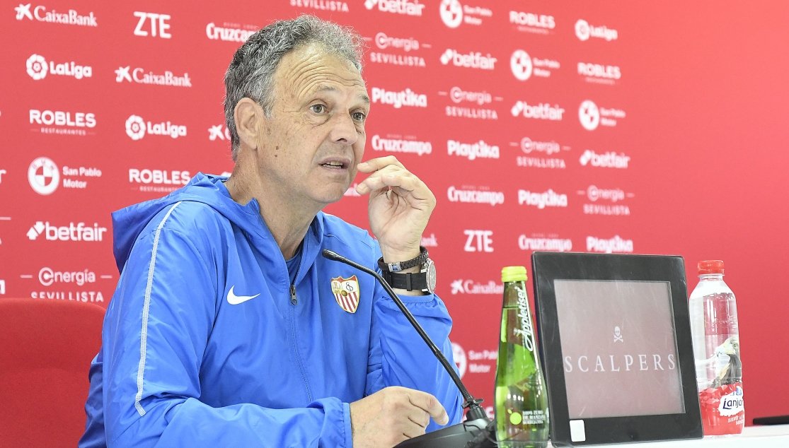 سویا-سرمربی سویا-لالیگا اسپانیا-کنفرانس خبری-ُSevilla