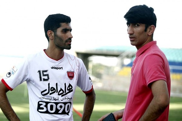 محمد انصاری-علیرضا بیرانوند-بازیکن پرسپولیس-دروازه بان پرسپولیس-تمرین پرسپولیس-پرسپولیس