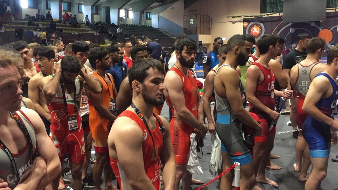 کشتی آزاد - ختیک تسابالوف - باقر یخکشی - freestyle wrestling - bagher yakhkeshi