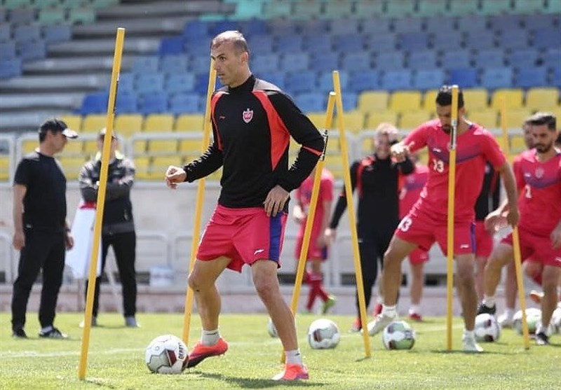 فوتبال ایران-تیم پرسپولیس-تمرینات پرسپولیس