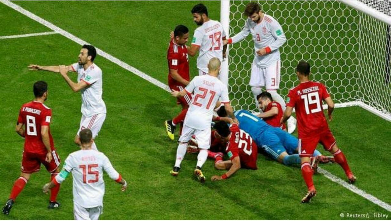فوتبال جهان-جام جهانی 2018-بازی ایران و اسپانیا