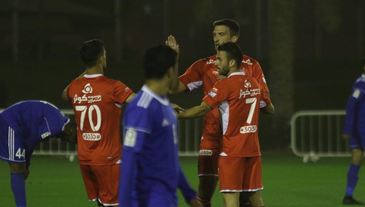 فوتبال ایران-بازیکنان پرسپولیس-بازی دوستانه با الشحانیه قطر
