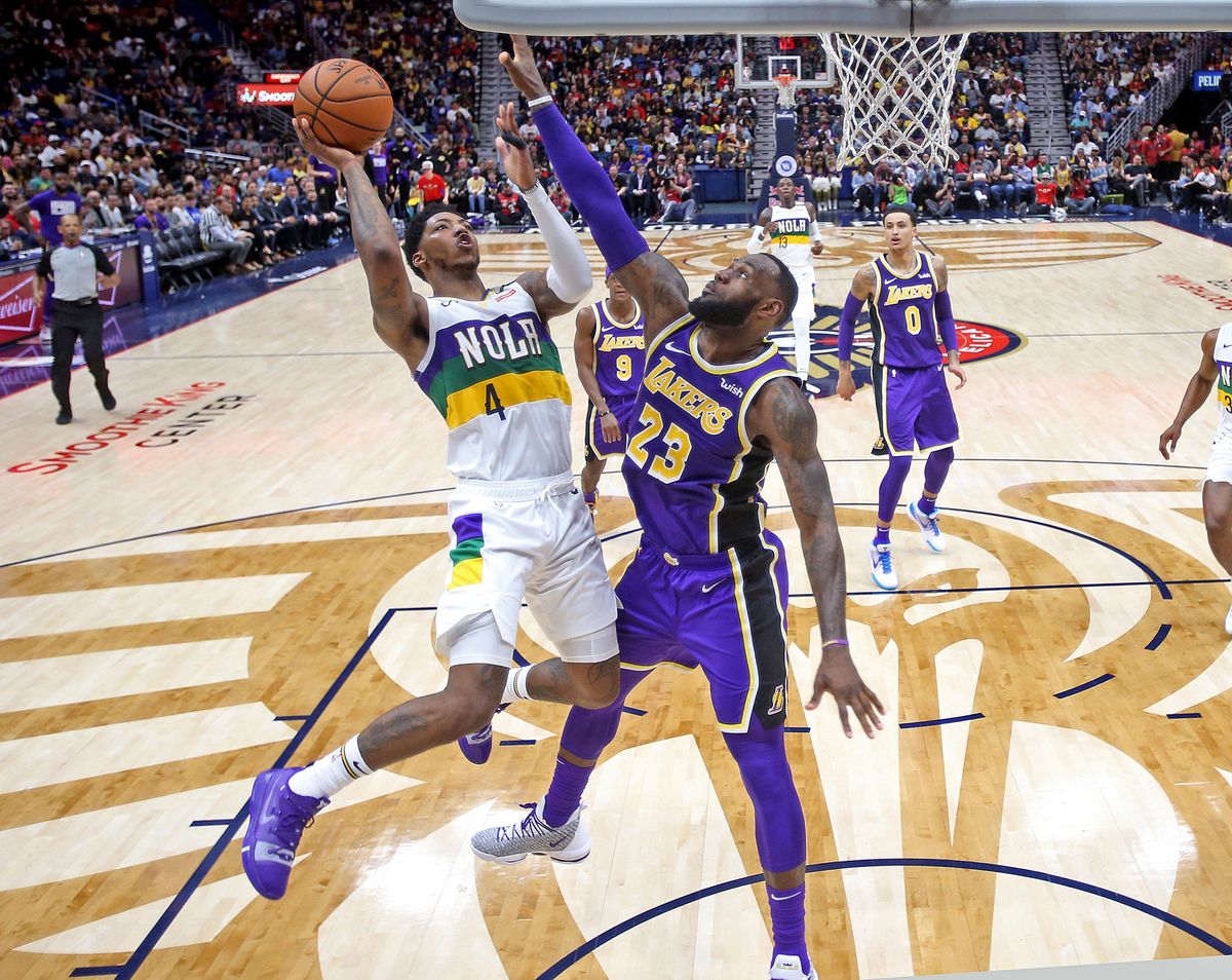 ورزش جهان-بسکتبال NBA-دیدار نیواورلینز پلیکانز و لس آنجلس لیکرز