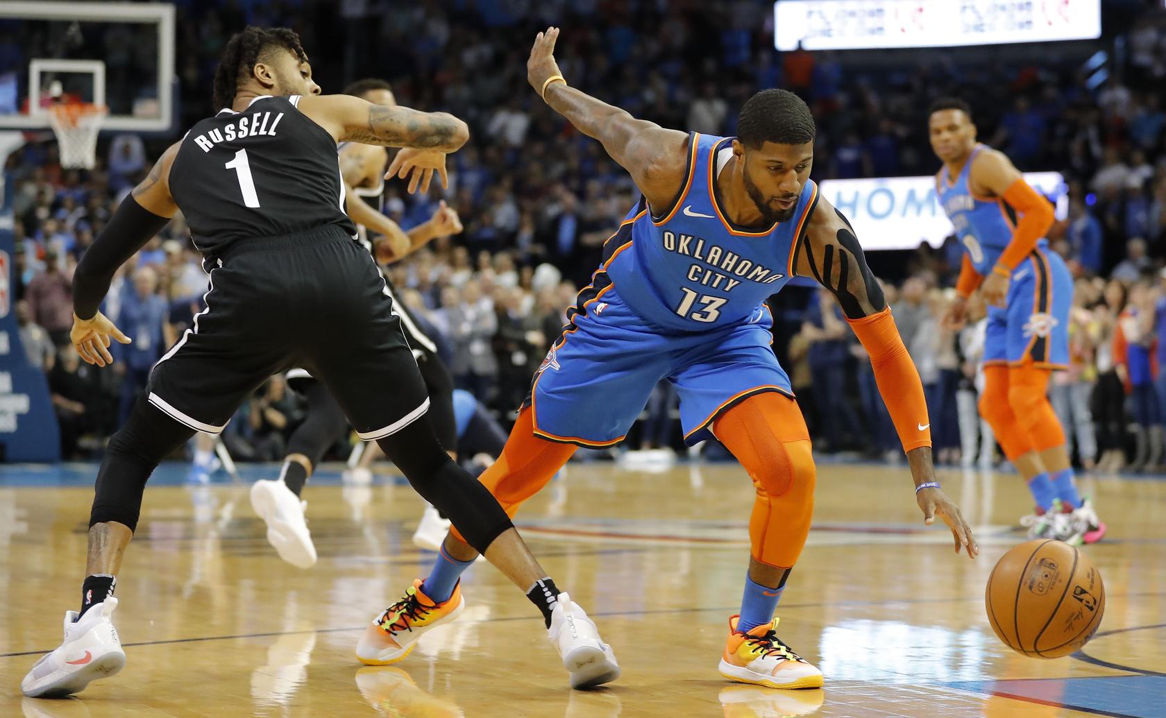 ورزش جهان-بسکتبال NBA-دیدار اوکلاهاما سیتی تاندر و بروکلین نتس
