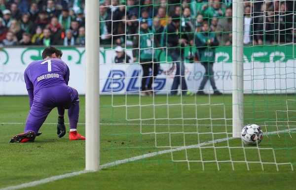 وردربرمن 2-2 بروسیا دورتموند؛ راه قهرمانی بایرن از تونل بورکی میگذرد!