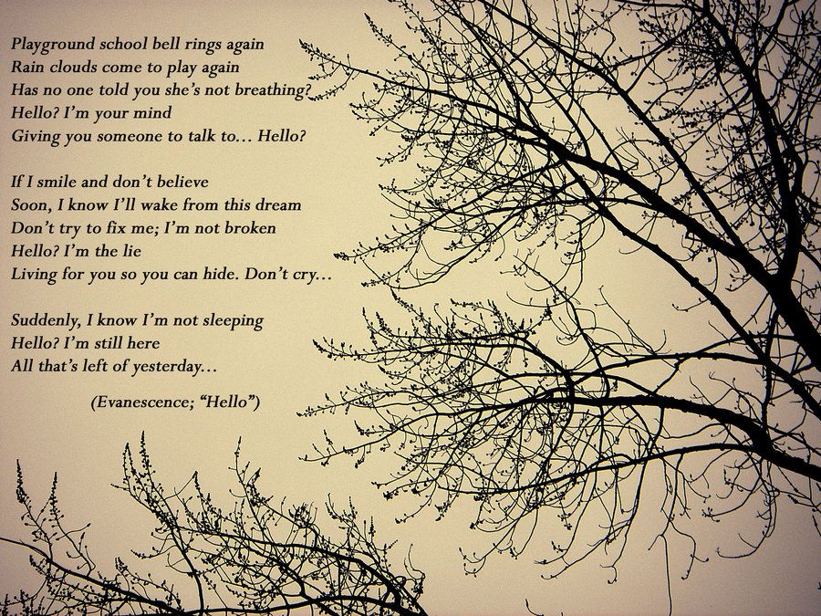 دانلود آهنگ زیبای Evanescence - Hello