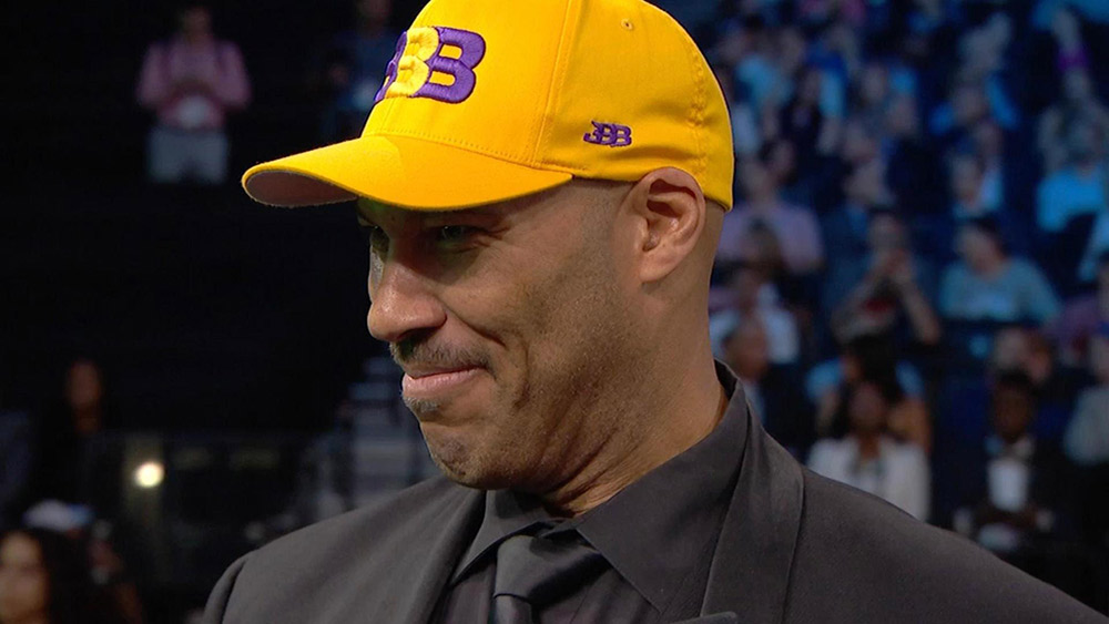 بسکتبال NBA - لانزو بال - لاوار بال - آنتونی دیویس - لس آنجلس لیکرز